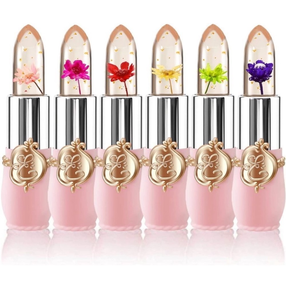 HOST PICK Crystal Flower Jelly Lipstick - Color Changing
